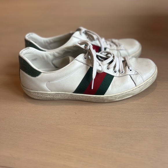 Gucci men’s ace sneakers. Size 8.5  ( US size 9 ) - Picture 1 of 6
